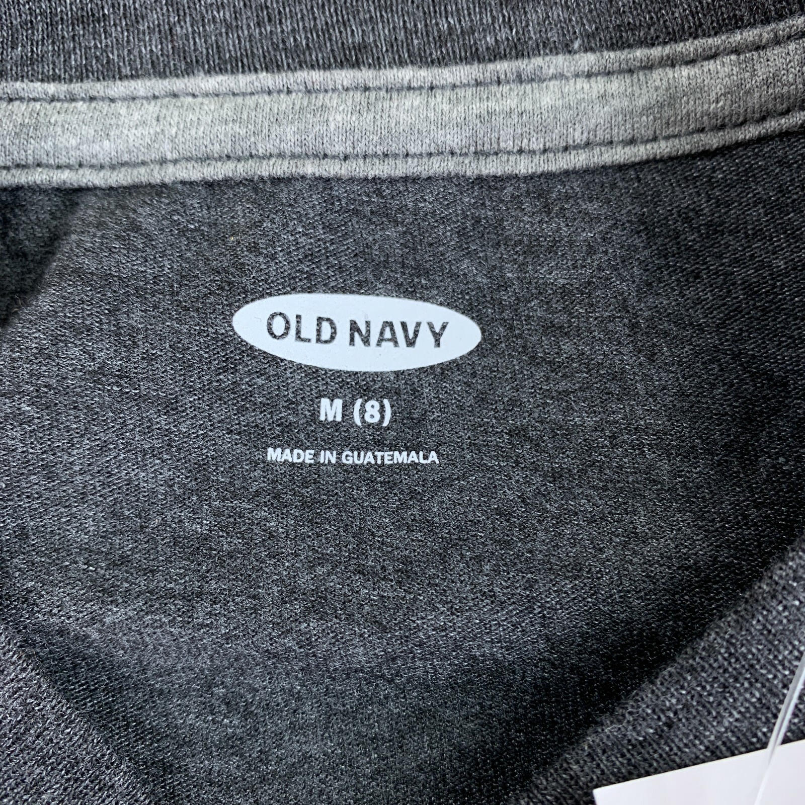 Old Navy Gender-Neutral Size Medium 8 Gray Explore More Long-Sleeve Graphic Tee