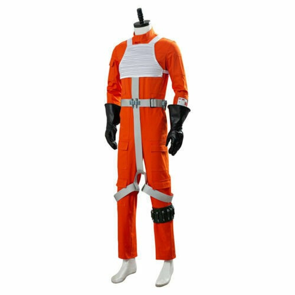 Star Wars X-WING Rebel Pilot Cosplay Costume Jumpsuit Uniform Outfit {S