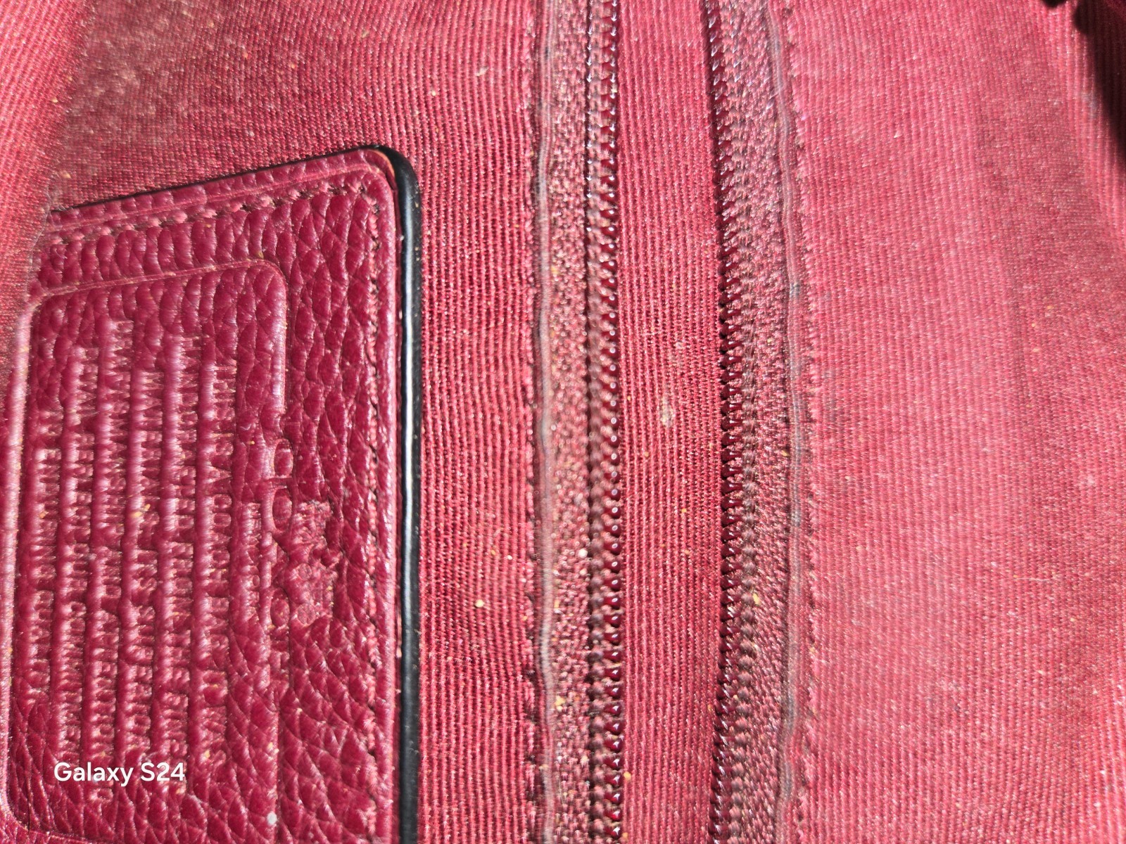 Vintage COACH Mini Ergo Crescent Shoulder Bag 9027 Burgundy Leather