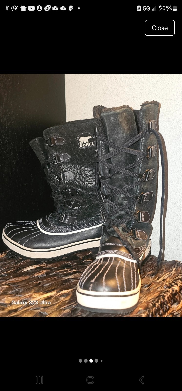 Sorel Tivoli High Waterproof Boots. 6.5. (New Boots) In Great Condition No Box