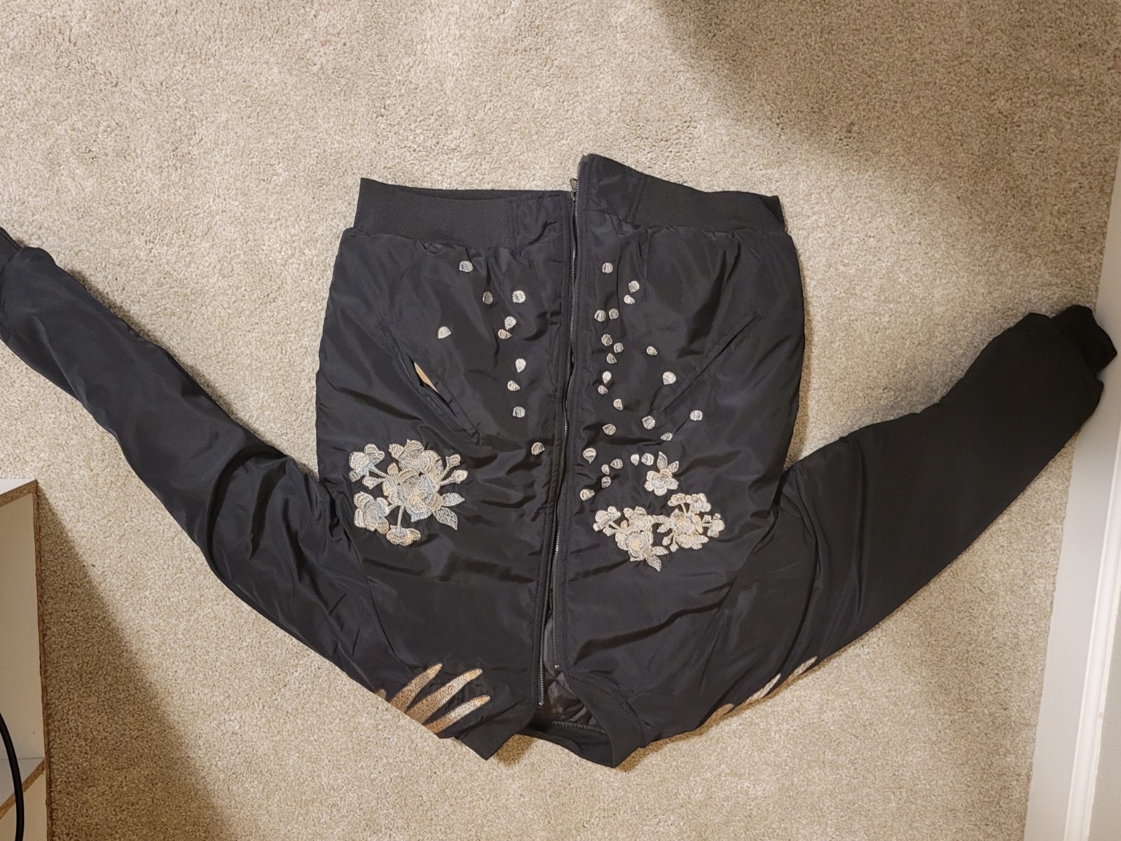 Gxp1999 Embroidered Pheonix Bomber Jacket