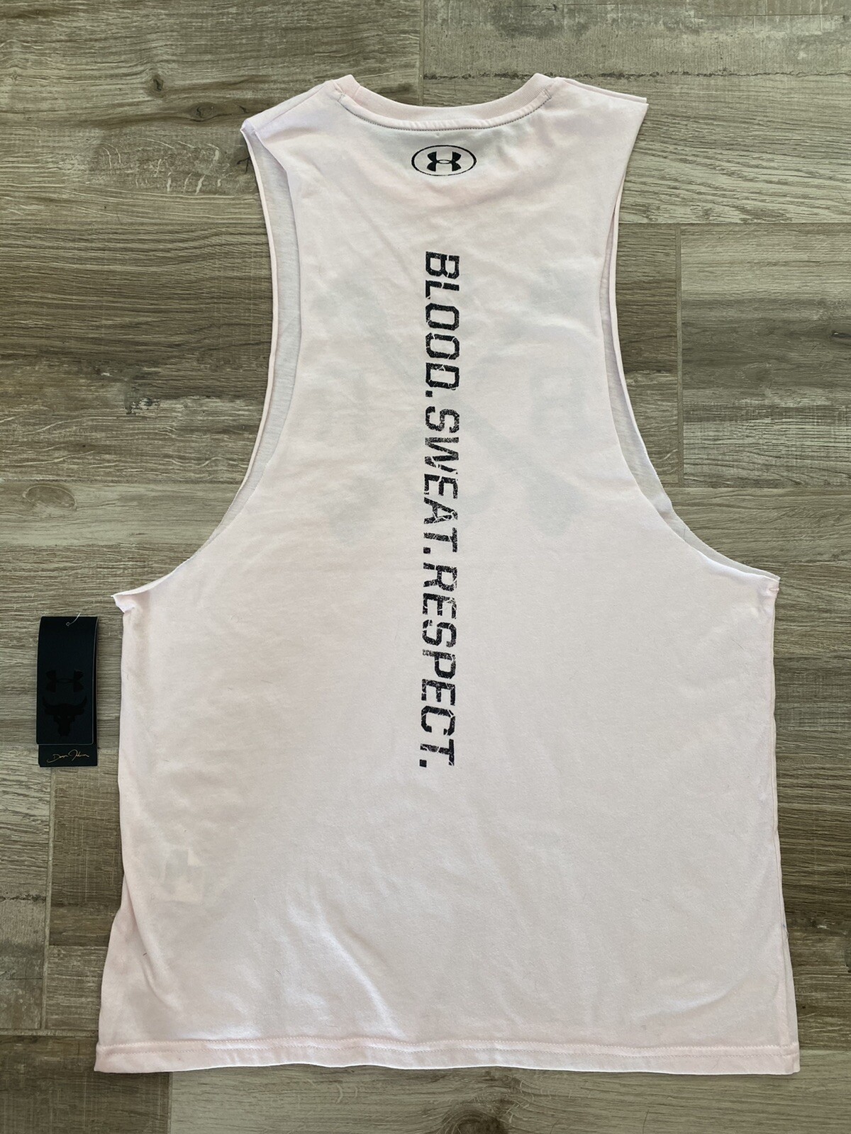 UNDER ARMOUR PROJECT ROCK BSR BLOOD SWEAT RESPECT DWAYNE JOHNSON TANK TOP sz XL