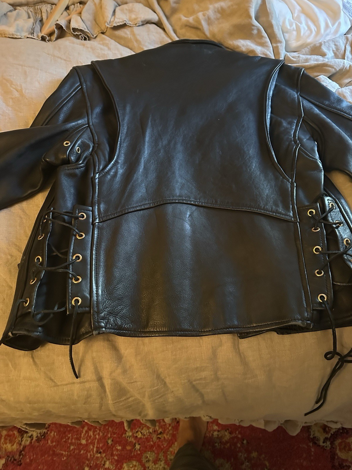VINTAGE MOTORCYCLE LEATHER JACKET