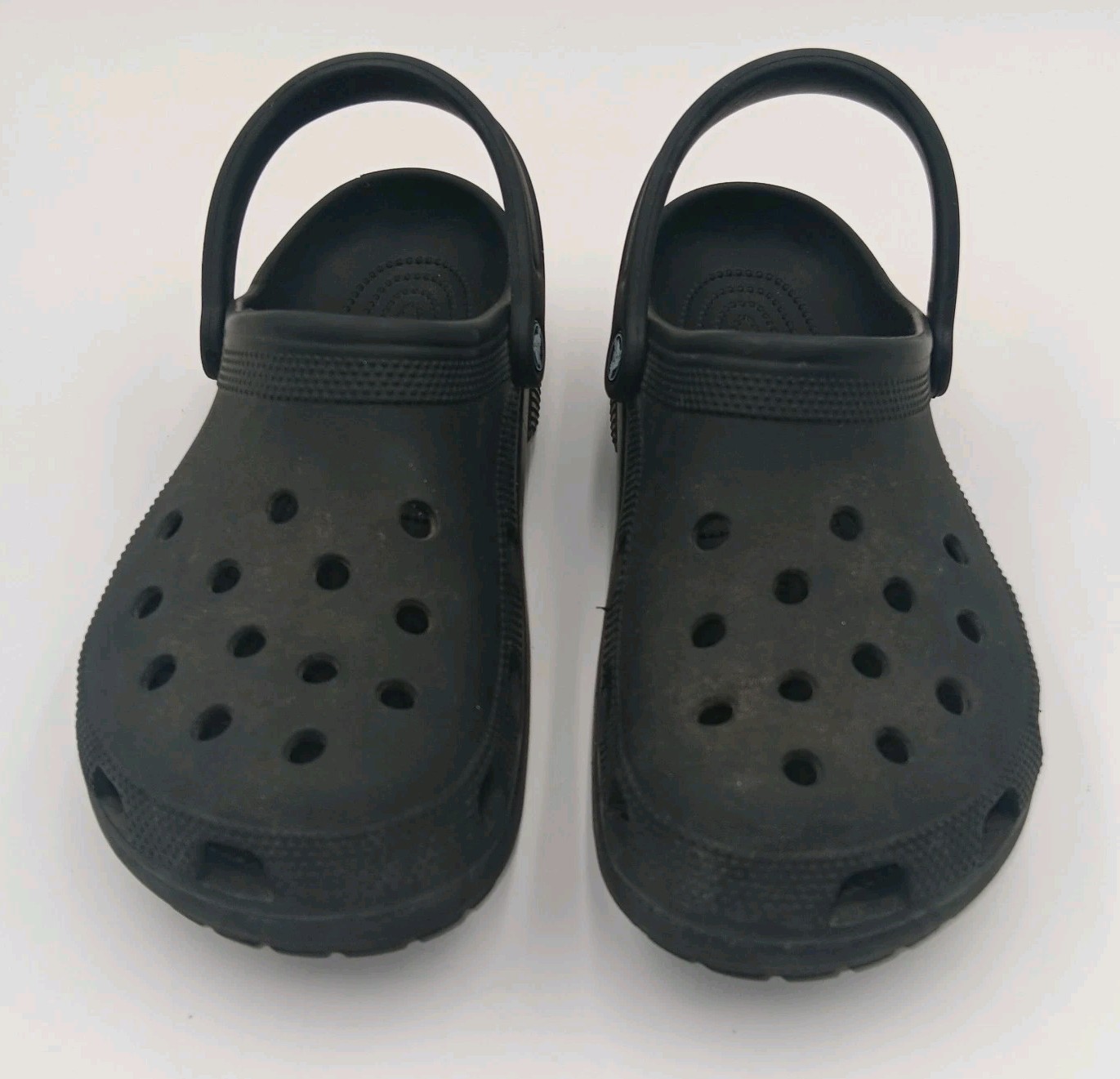 Crocs Offroad Sport Clogs Size M9 & W11 Black Strap Oversized Platform Chunky