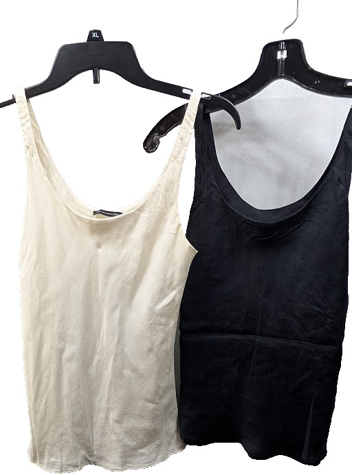 2 Josie Natori Womens Silk Camisole size XS Sleepwear Key Double Layer hand wash