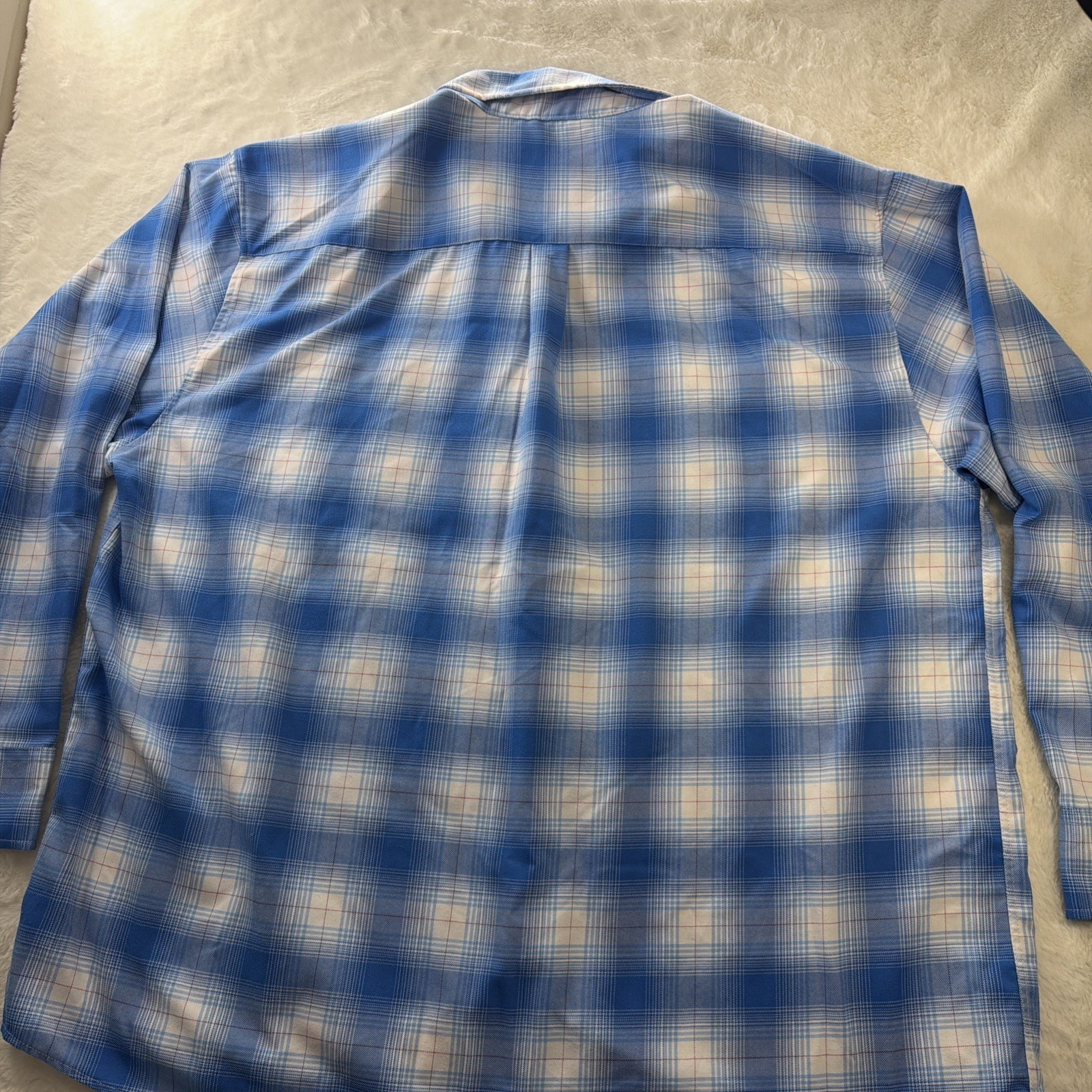 Dixxon Flannel Co The Winfield 92 Blue Plaid Snap Front Shirt Men’s 5XL