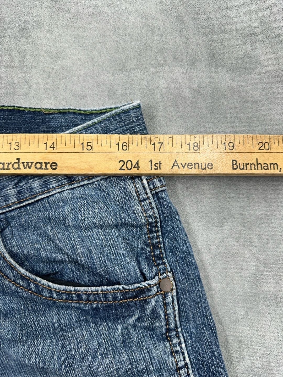 Wrangler Retro Slim Straight Blue Denim Jeans Men’s
