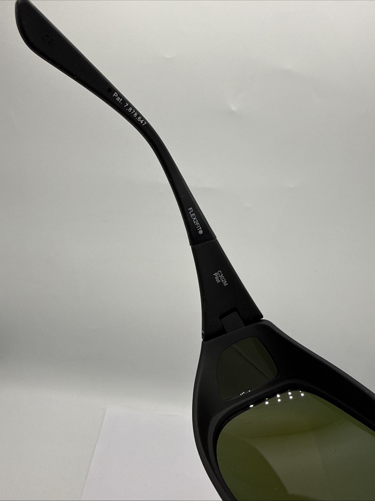 Cocoons C302M Pilot Black Polarized Blue Mirrored Fitover Flex2Fit Glasses NIB