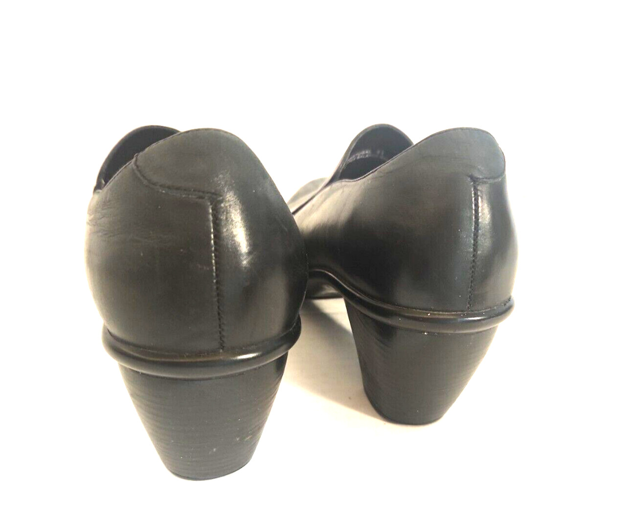 Dansko Black Leather 2.25 in Heel Shoes Size 41 (US 10-10.5)