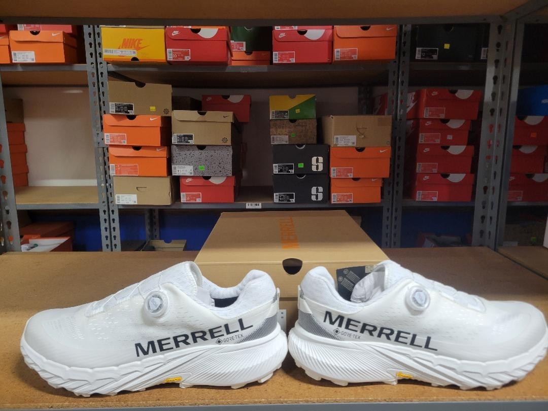 Merrell Agility Peak 5 BOA GTX Men Shoes J068061Z White Size 13