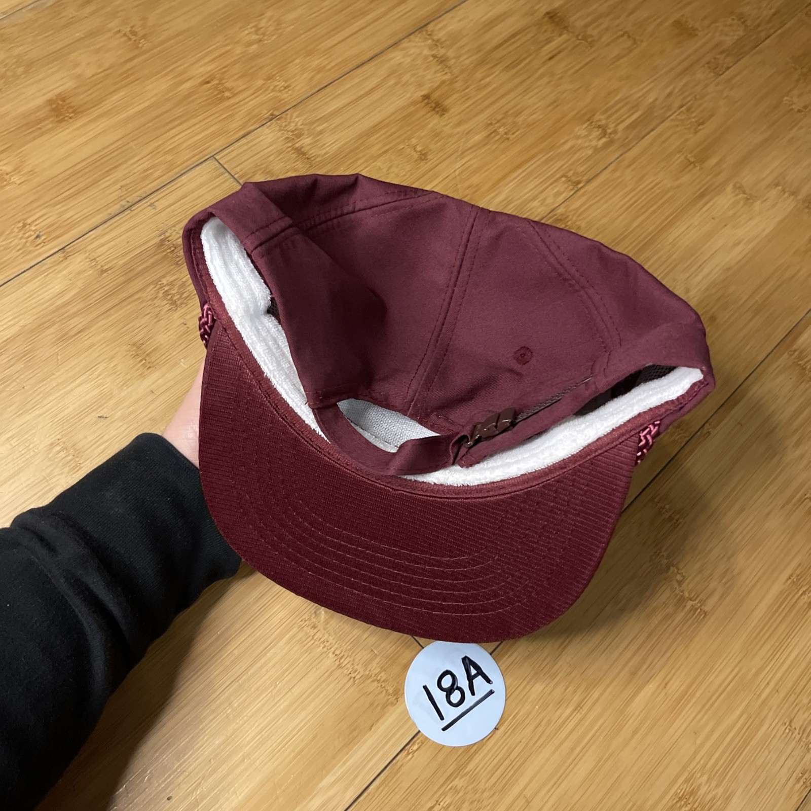 Vintage Midwest Towers MT Chickasha, OK Burgundy Maroon Zipper Trucker Hat CLEAN