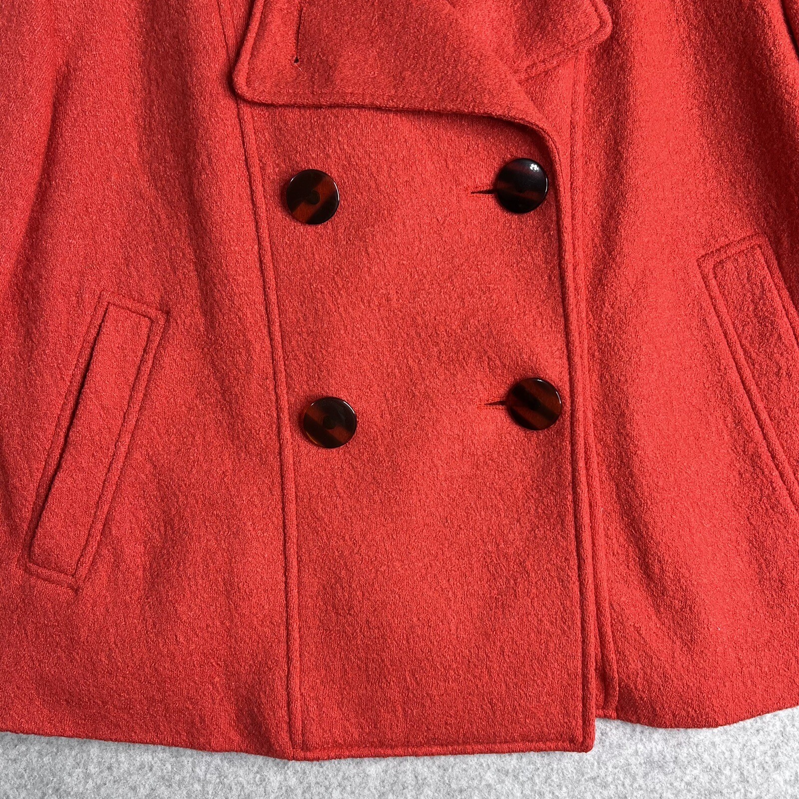 G.E.T General Equipment Technique Jacket Women’s L Double Breasted Crop Blazer