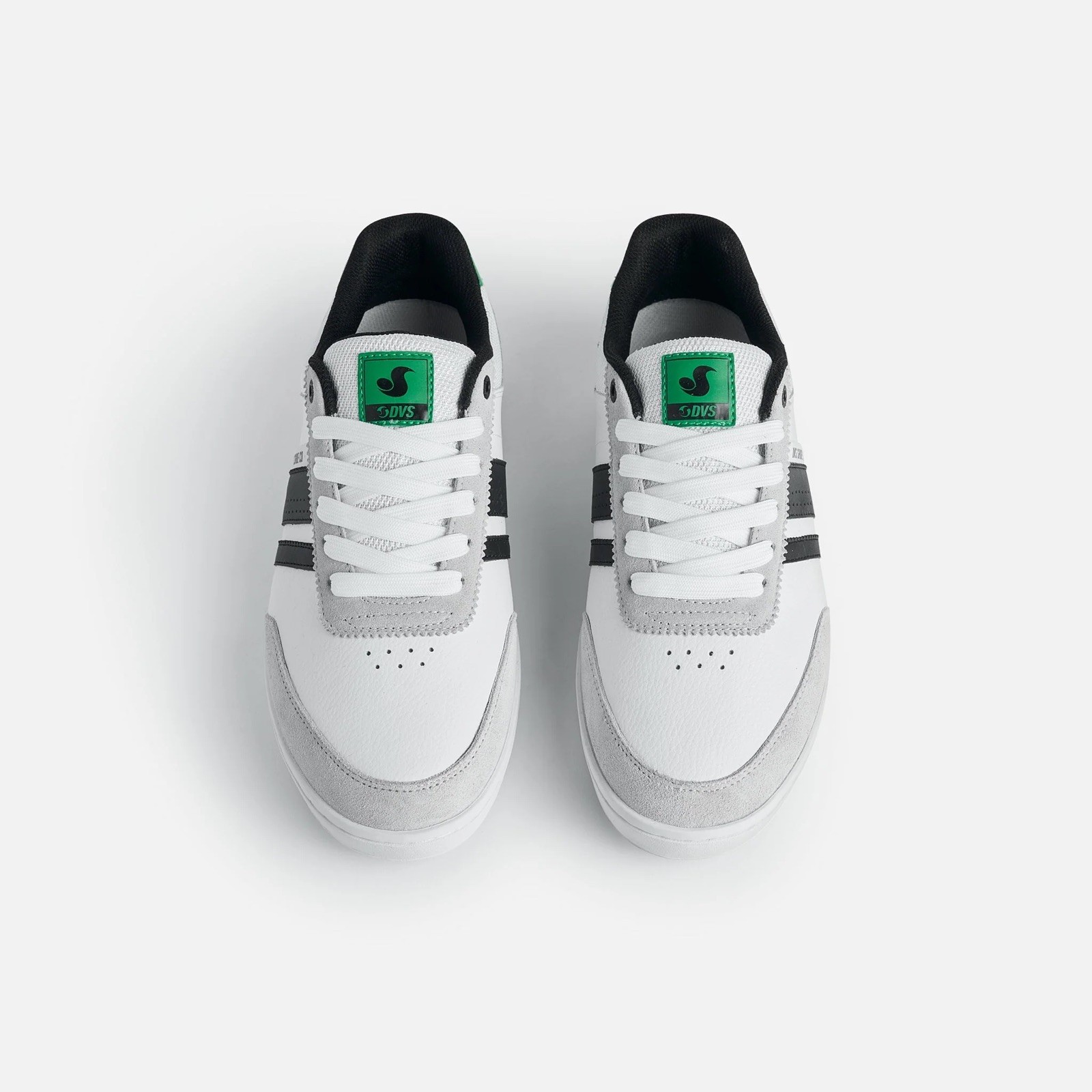 DVS MILAN ST ‘White Grey Green’ Men’s 10 DV03130102 Skateboard Skate Shoes