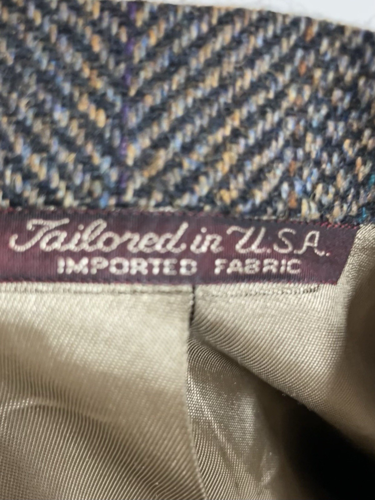 Vintage Cambridge Classics Men’sTweed BlazerJacket SzL UNISEX 70’s 80’s Academic