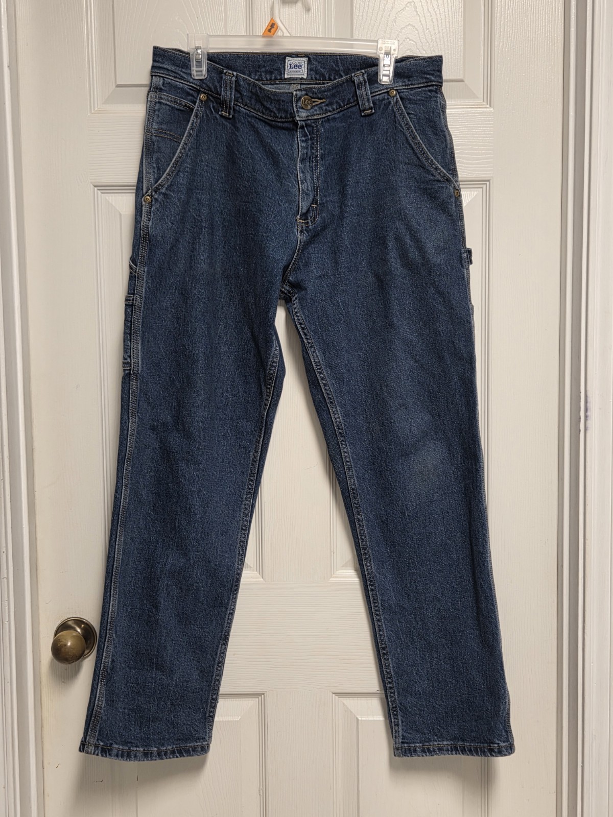 LEE Workwear Denim Dark Blue Carpenter Jean, Men 31×30