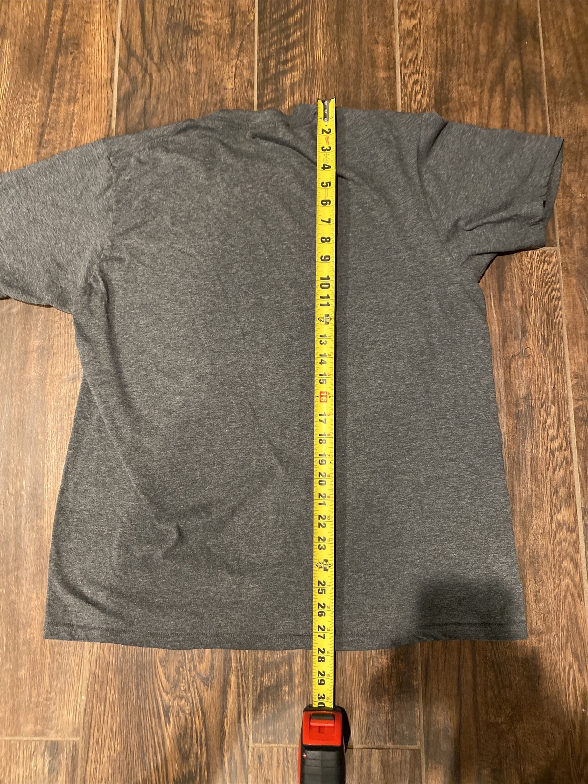 Vintage Nike Ash Gray Check Swoosh Graphic T Shirt Size Large