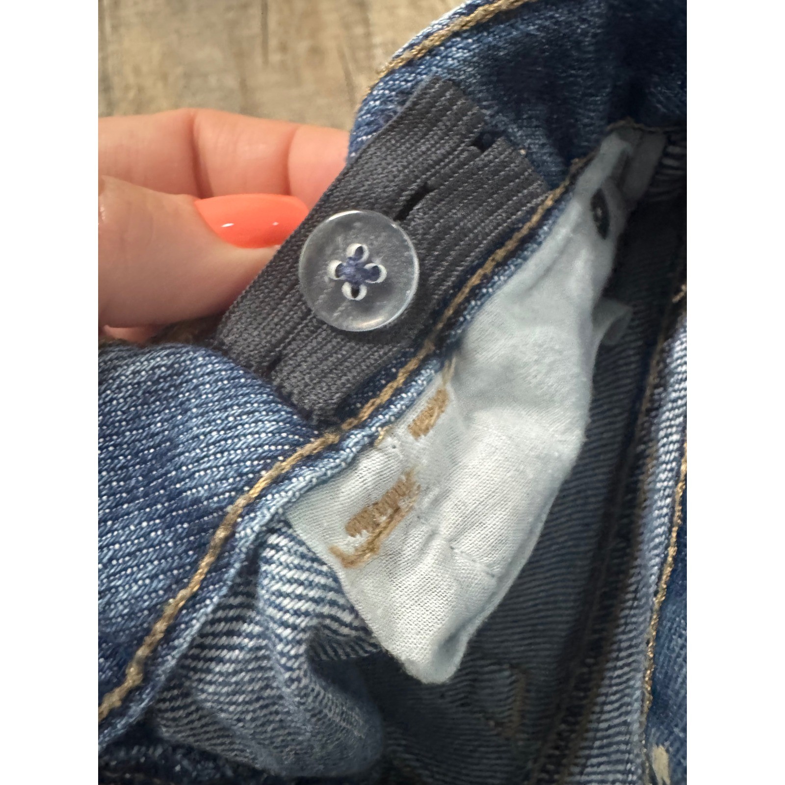 Gymboree Boys Straight Leg Jeans Medium Wash Adjustable Waist RN70530 Size 4T