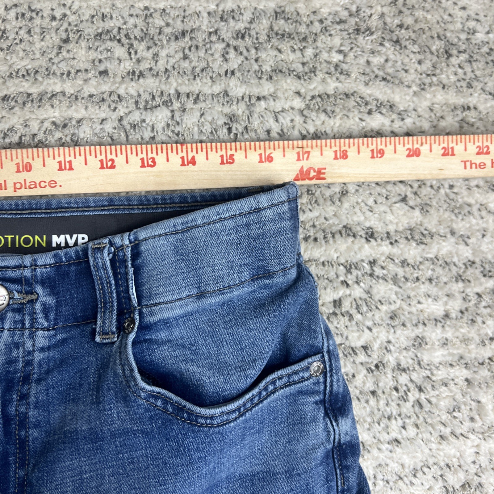 Lee Extreme Motion Jeans 34×30* Men’s Blue Denim Cotton Straight Fit Tapered Leg