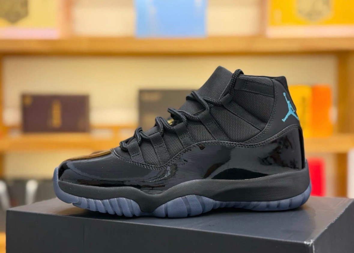 Jordan 11 “Gamma Blue” High Top Men’s Basketball Shoe