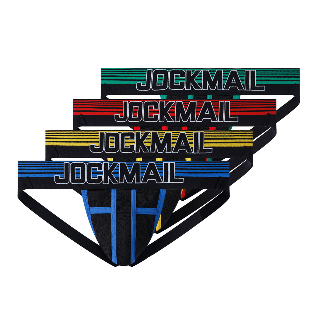 NEW JOCKMAIL Men’s Jock Strap Quick Dry Underpants Sexy Underwear Pouch Briefs