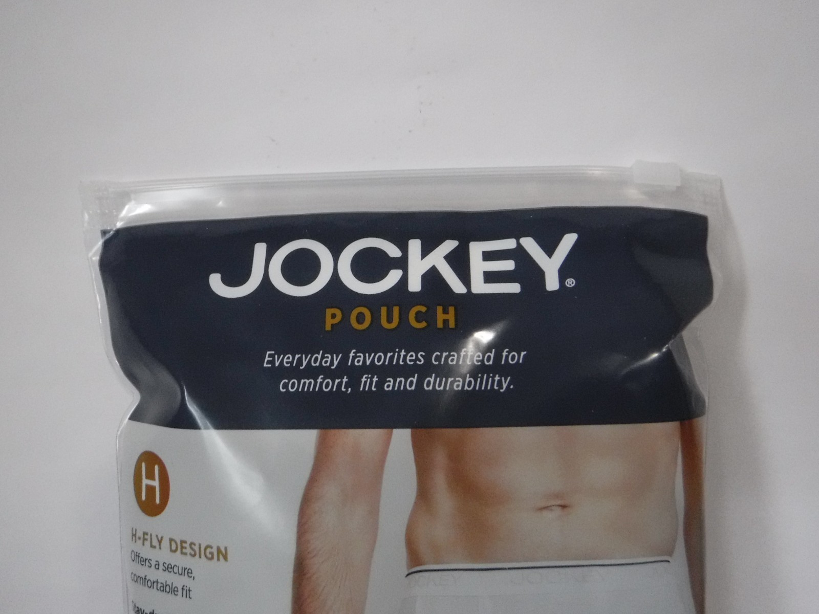 Jockey Mens Pouch 2 Boxer Briefs H Fly Design Black mix 1146 Classic Fit XL
