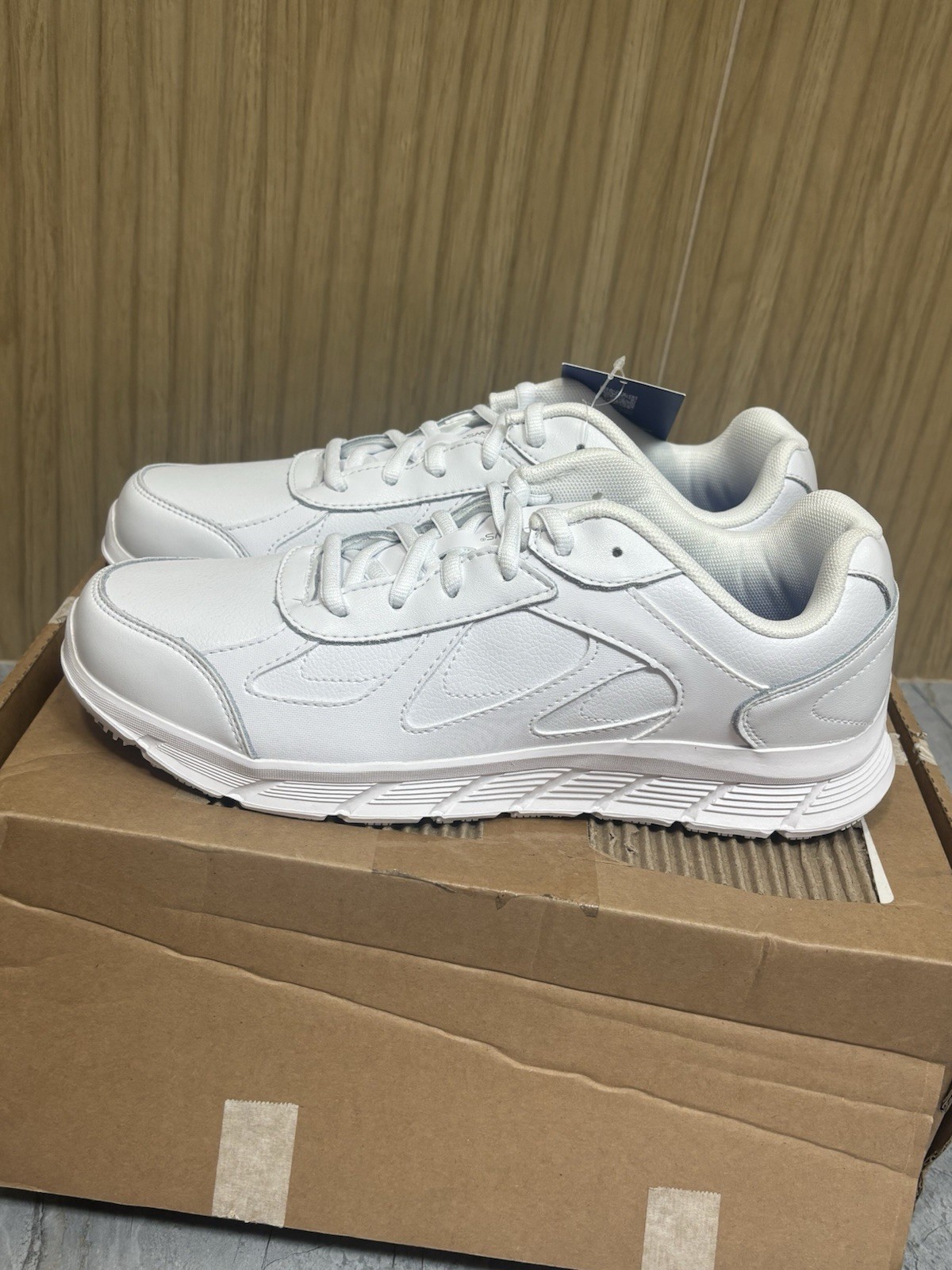 Shoes For Crews Galley II Slip Resistant Mens Size 9 Wide White (Style # 25980W)