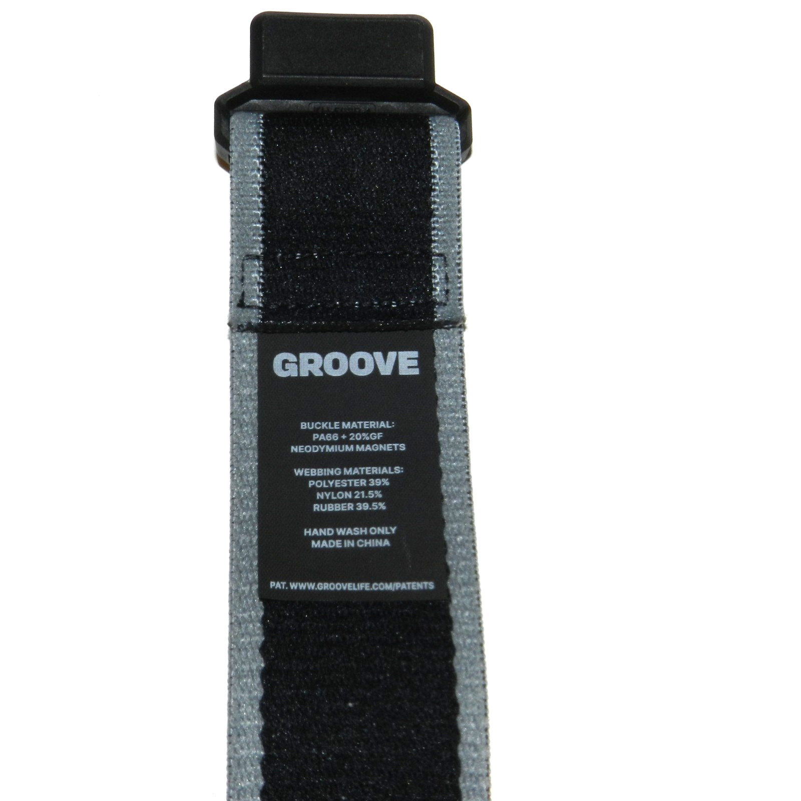 GROOVE LIFE, Blue/Black Adjustable Belt Size L/XL Magnetic Buckle