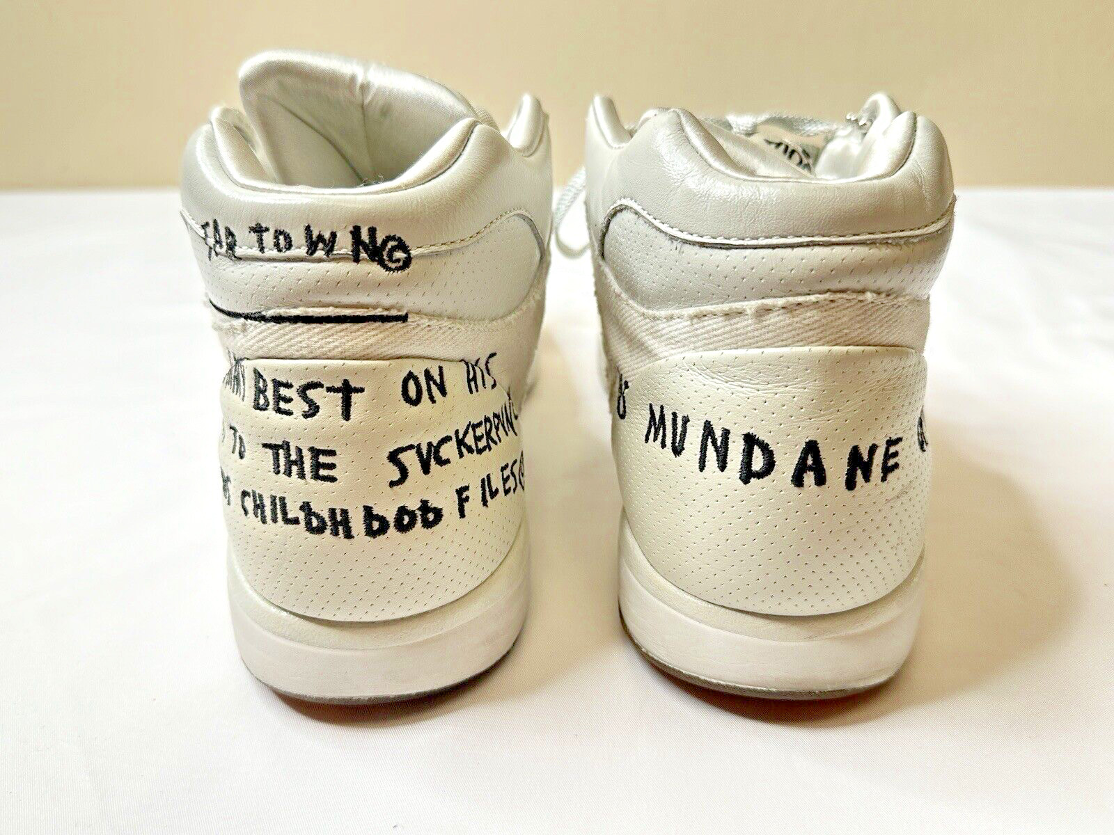 Jean Michel-Basquiat x Reebok Pump Omni Lite White Size 7.5