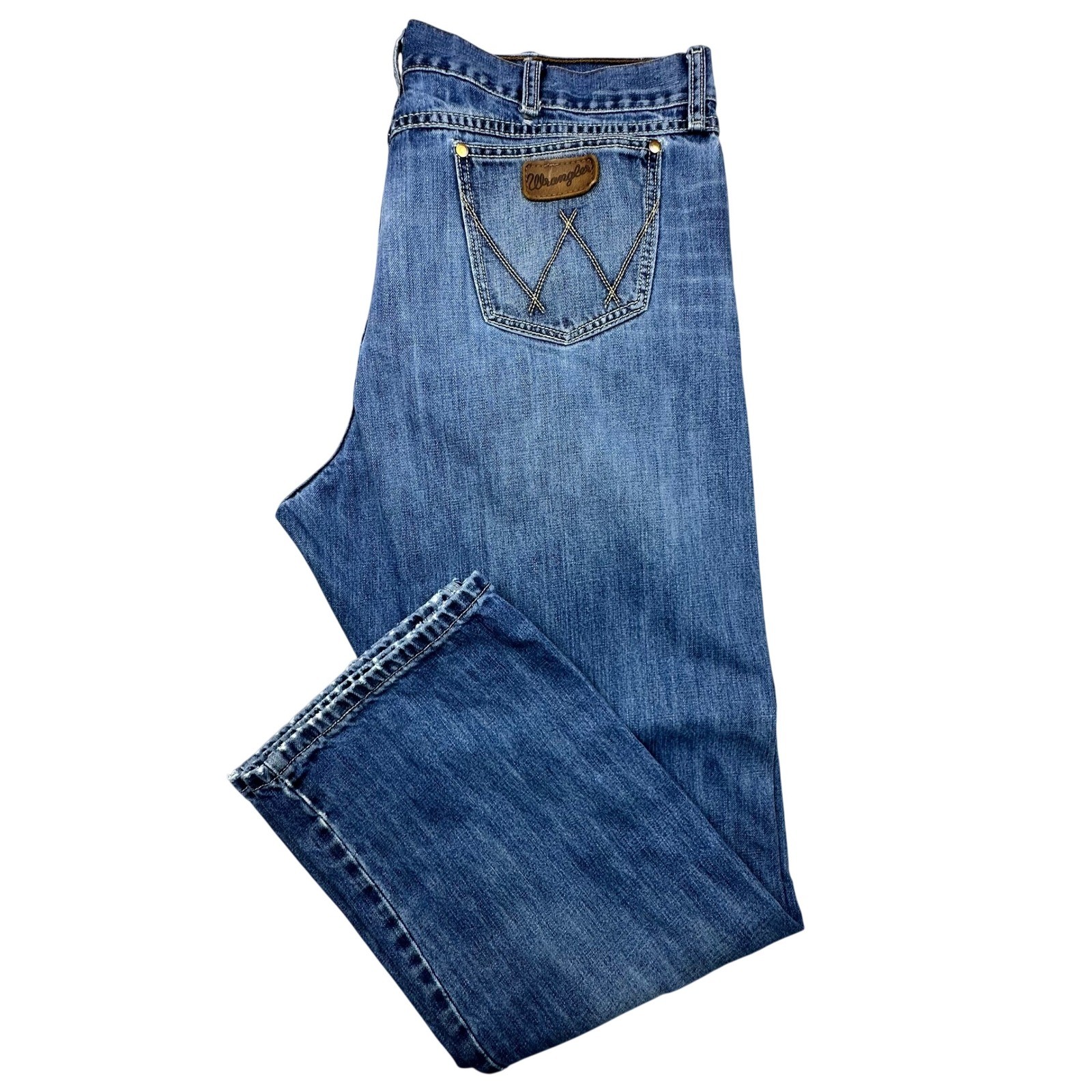 Wrangler 20X Relaxed Fit Boot Cut Jeans Men’s 40×34 Western Cowboy *see pics*