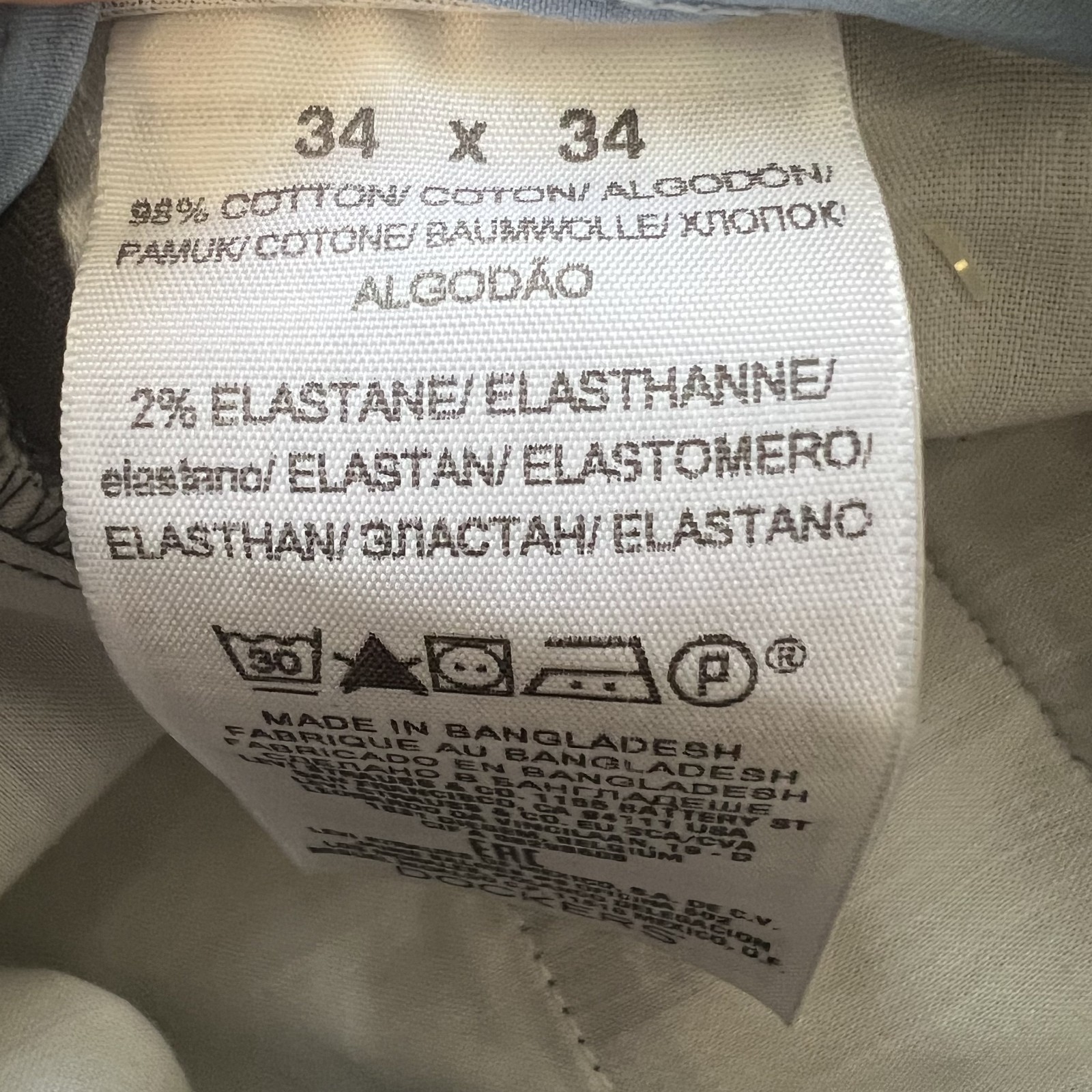 NWT Dockers Signature Collection Iron Free Straight Pleated Gray Men Pants 34×34