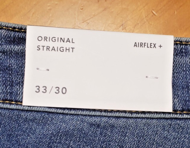American Eagle AirFlex Original Straight Men’s Jeans Size 33x 30 Medium Wash