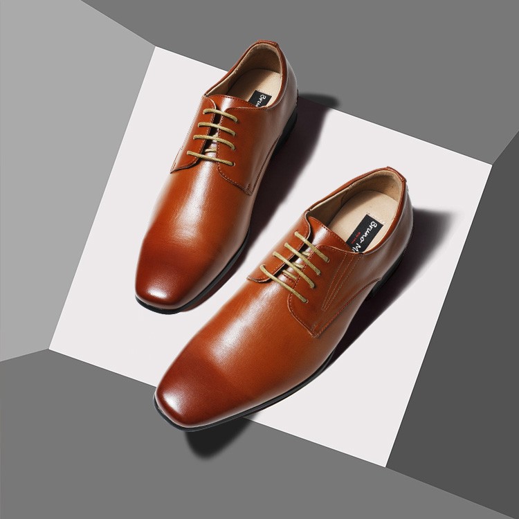 Men’s Dress Shoes Square Toe Casual Shoes Derby Oxfords Shoes US Size 6.5-15