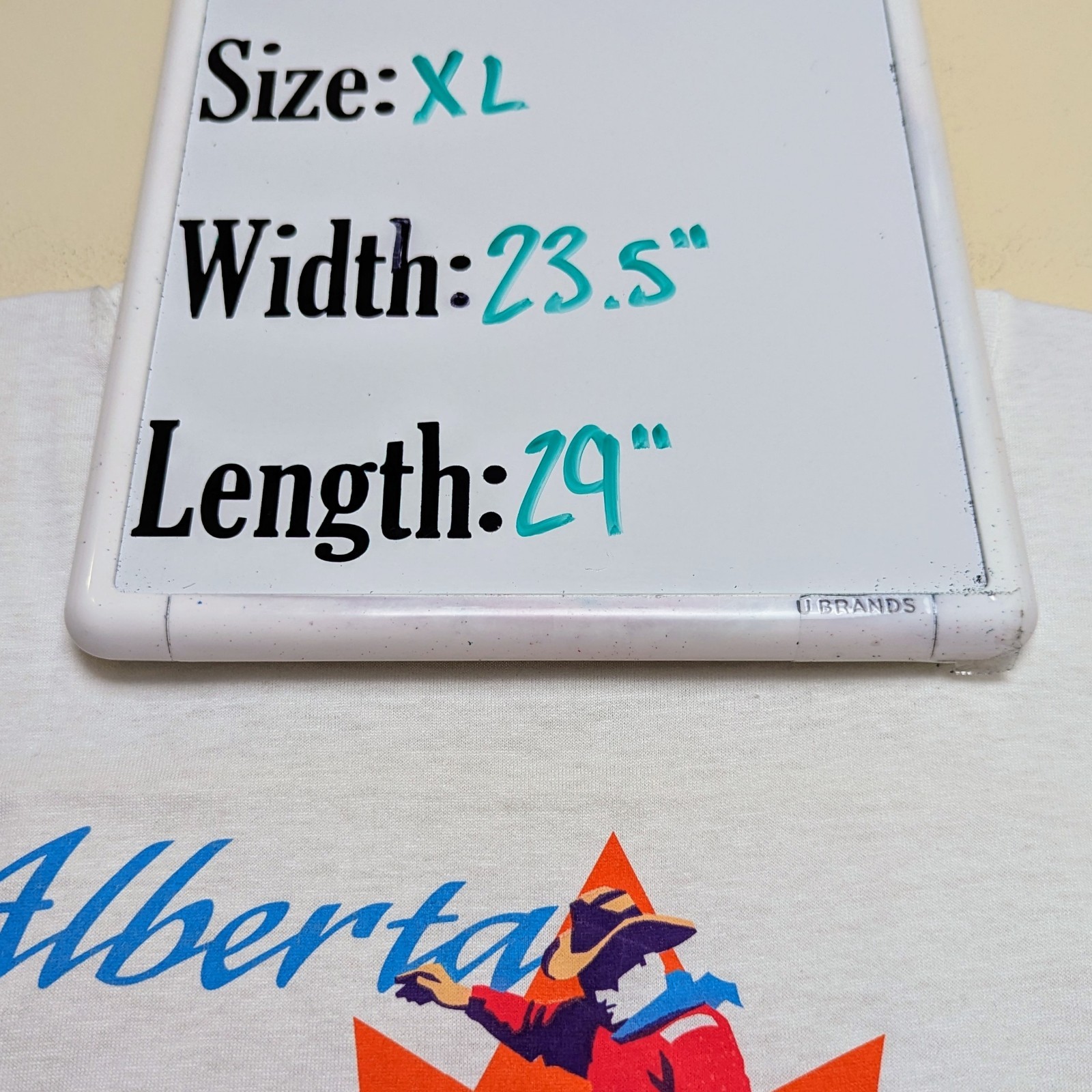 Vintage U-Haul Alberta Canada Moving Adventure 1988 Single Stitch Shirt XL DS
