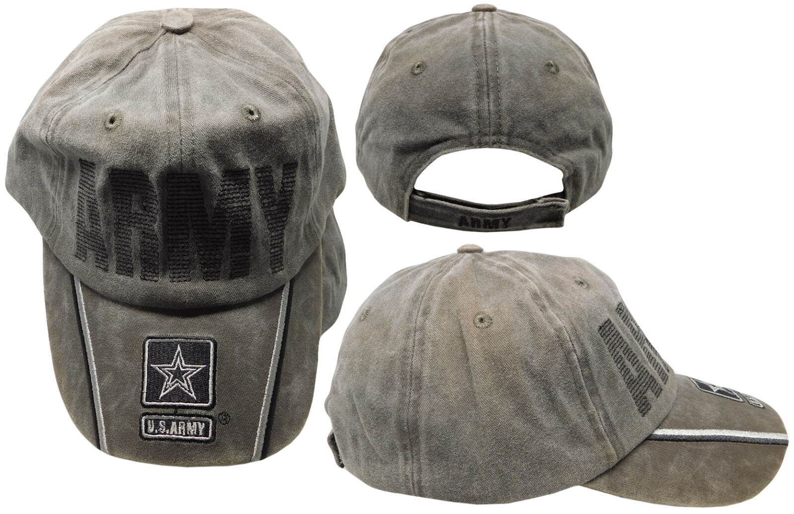U.S. ARMY Hat ARMY STRONG Military Official Licensed Adjustable Baseball Cap