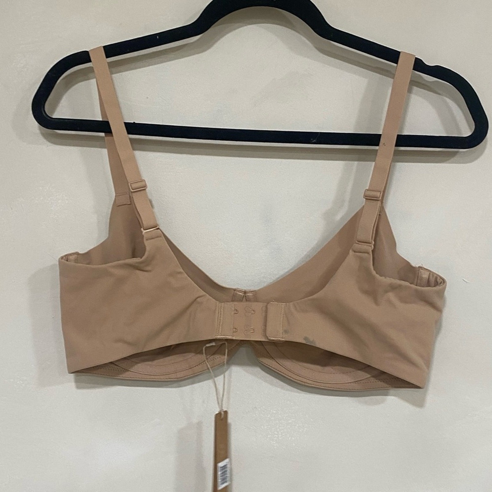 SKIMS FITS EVERYBODY UNLINED DEMI BRA Clay 38D NWT