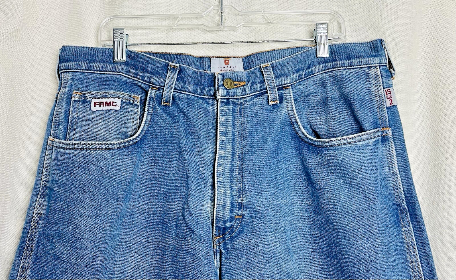 Tyndale FRMC Jeans Mens 36×32 Flame Resistant Workwear Blue Denim Pants F290T