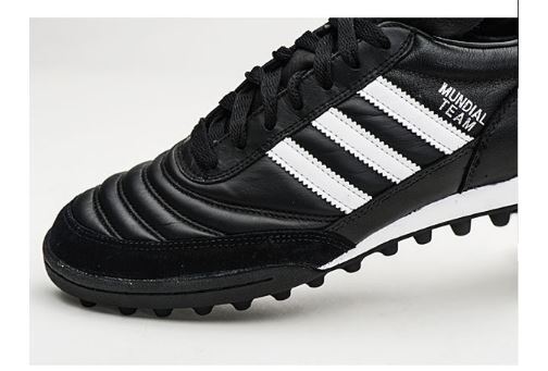 Adidas Mundial Team TF Leather Turf football boots black 019228