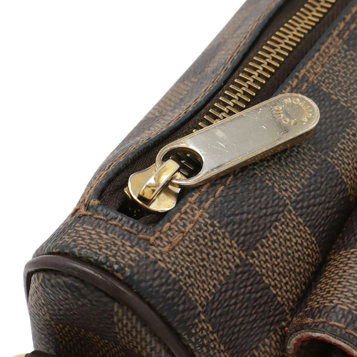 Louis Vuitton Damier N60006 Shoulder Bag Check Canvas Brown Unisex #BLB1790