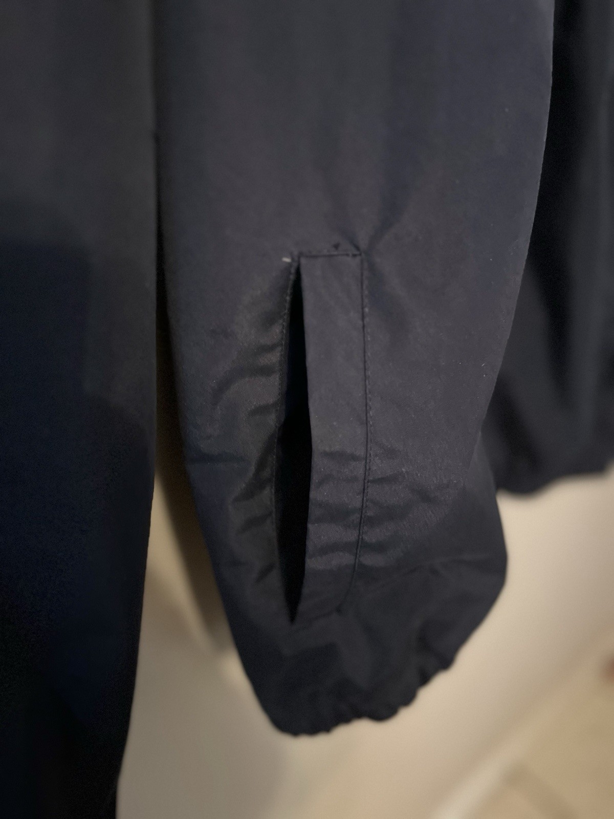 U.S. Polo Assn. Men’s Large Navy Full Zip Fleece Lined Windbreaker Jacket