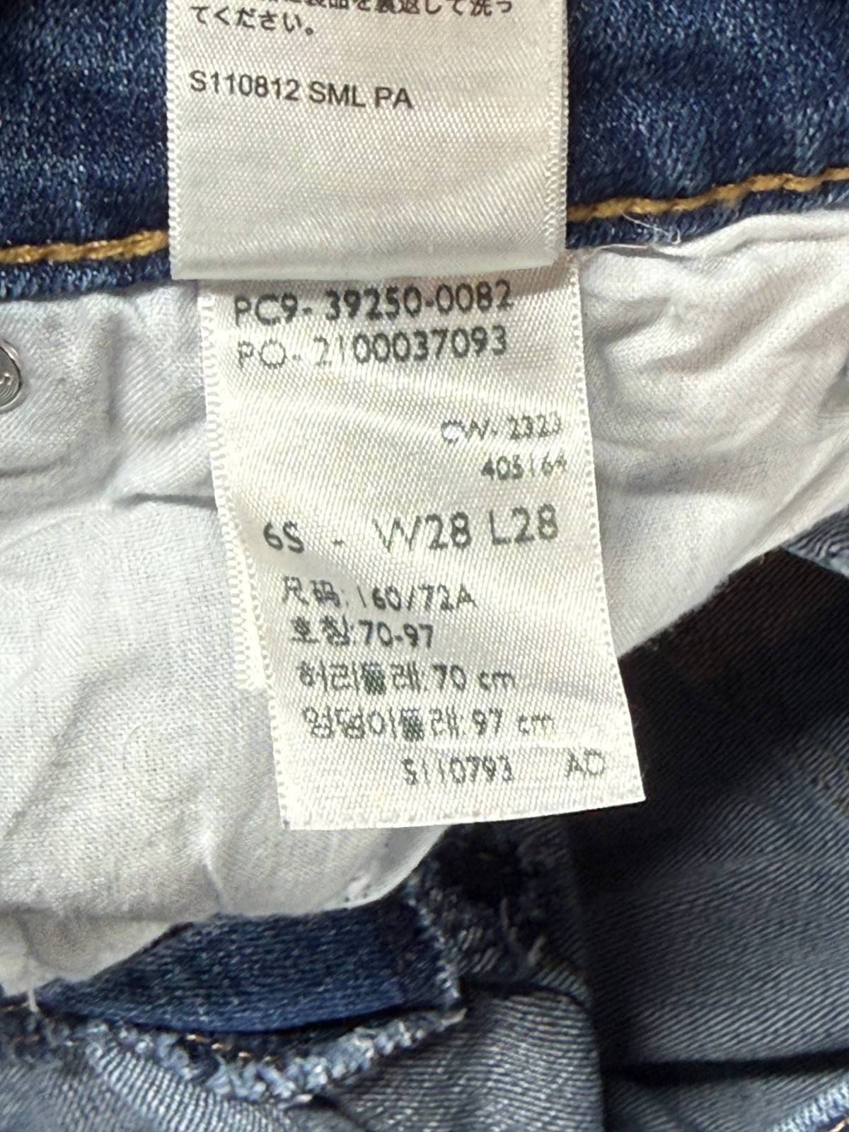 Levi’s Classic Straight Leg Jeans Women’s Size 28 Normcore Capsule Minimalist