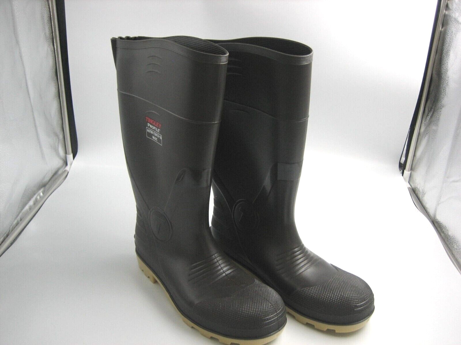 Tingley Profile Pilot Steel Toe Rubber Boots NEW Men 12 Women 10 Brown