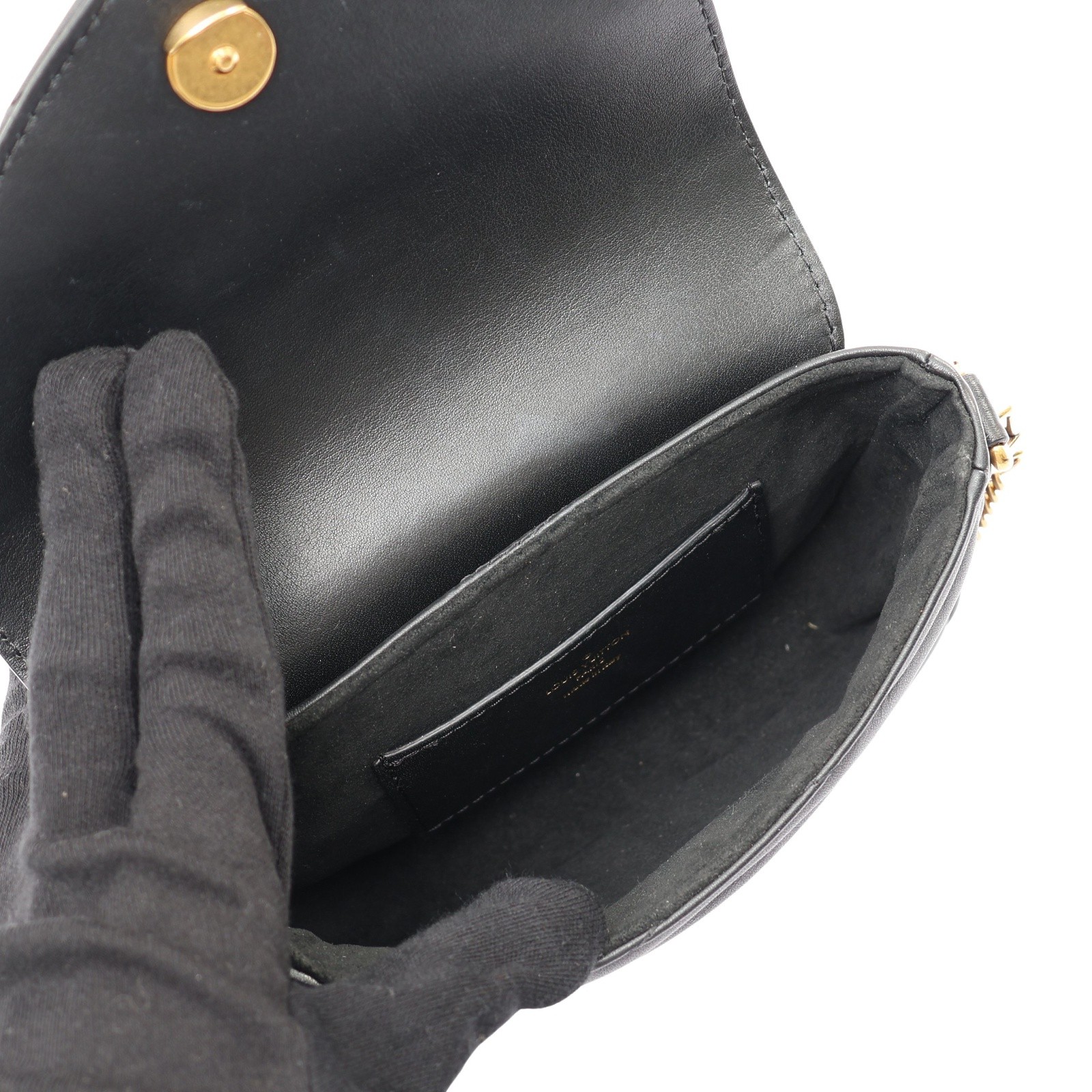 LOUIS VUITTON New Wave Multi-pochette Shoulder Bag Calfskin Black M56461