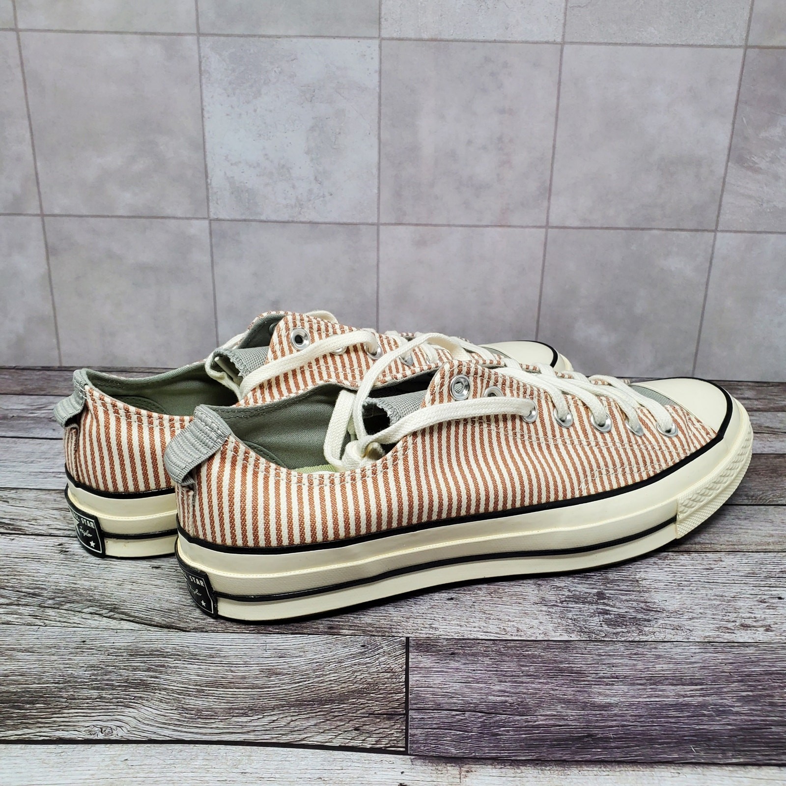 Converse Chuck 70 Crafted Stripe Low Top Canvas Men’s Size 10 Women’s 12 A00474C