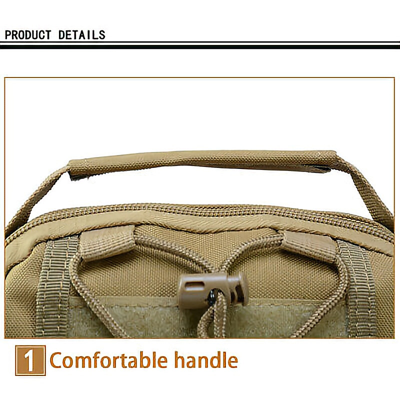 Mens Tactical Backpack Molle Sling Shoulder Bag Chest Pack Outdoor Hiking Travel