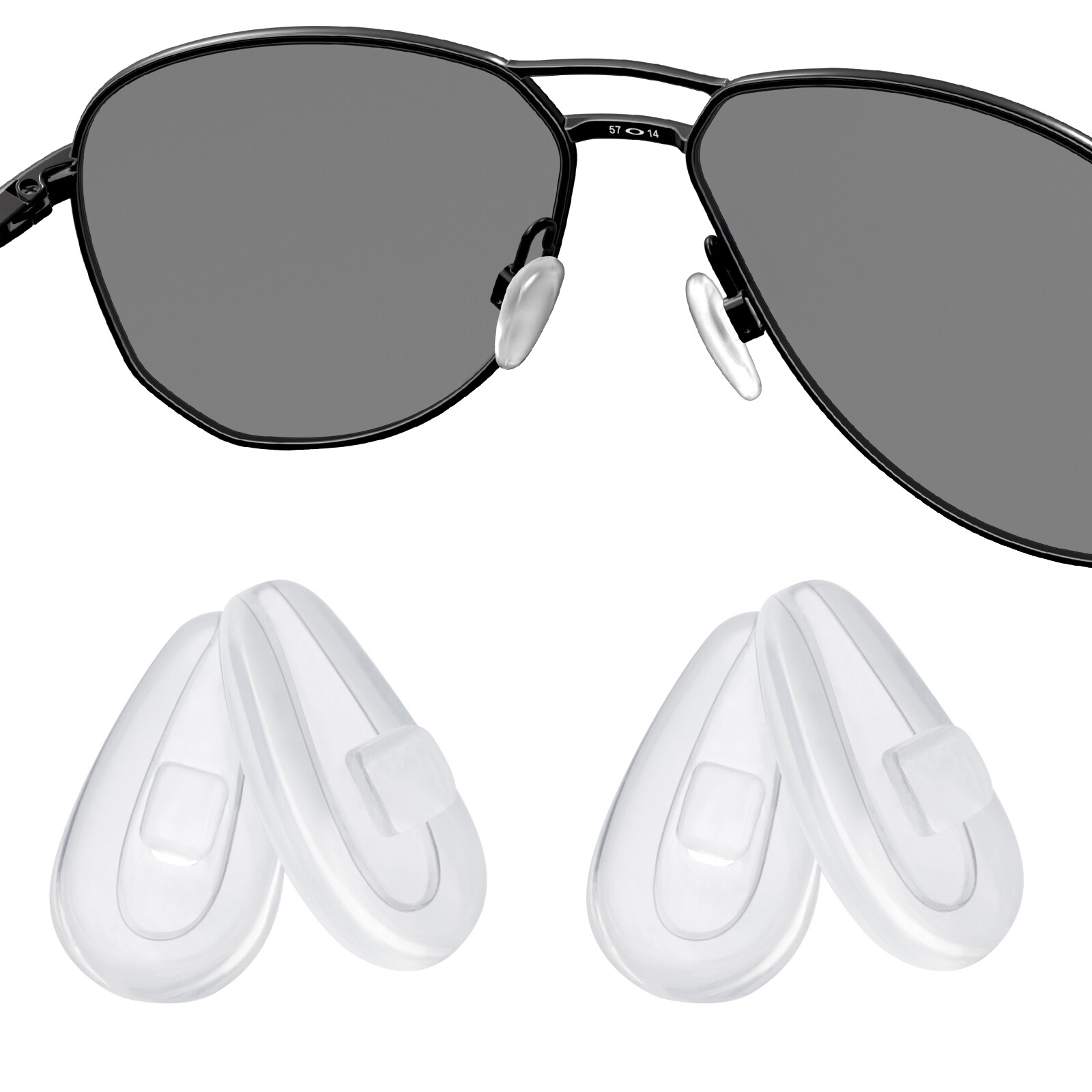 Replacement Nose Pads Pieces for – Oakley Truss Rod 0.5 OX5123 Sunglass – Option