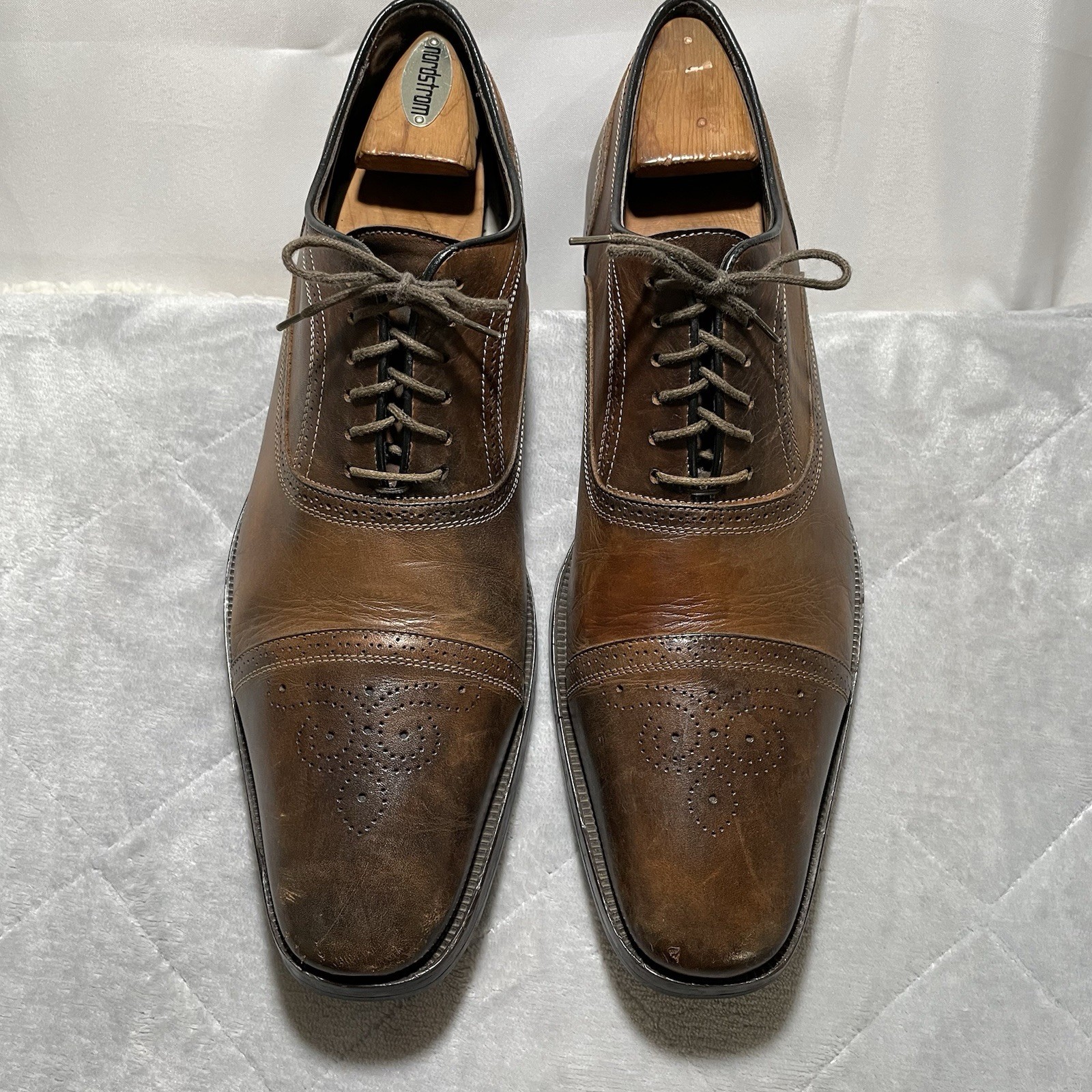 To Boot New York Adam Derrick Wingtips Italian Rugged rubber sole Size 13
