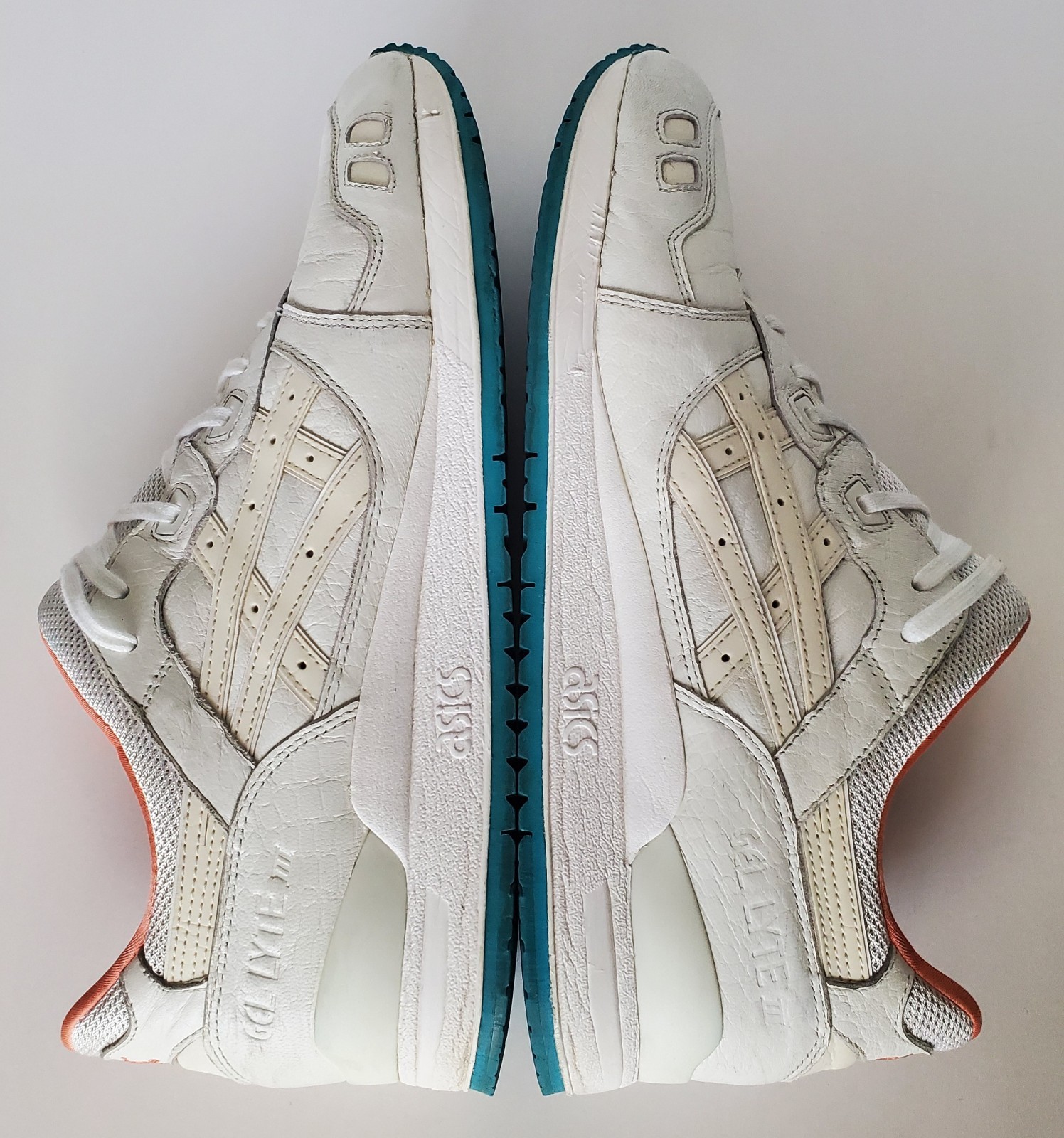 Size 12 – Men’s Asics Gel-Lyte III “Miami Vice” White/White H540L