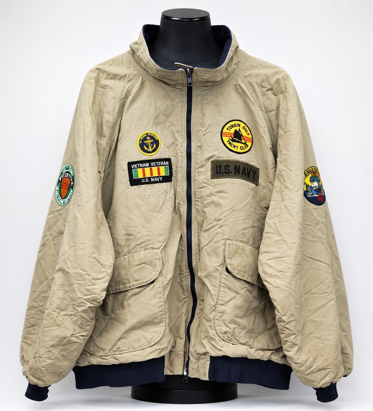 Vintage Sierra Men’s 3XL Military Jacket US Navy Vietnam Vet
