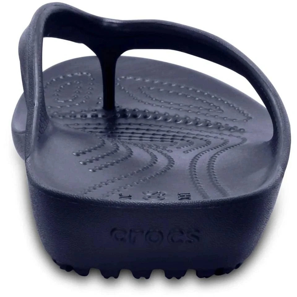 Crocs Kadee II Flip Flop Sandals Relaxed Fit Navy Womens Size 8