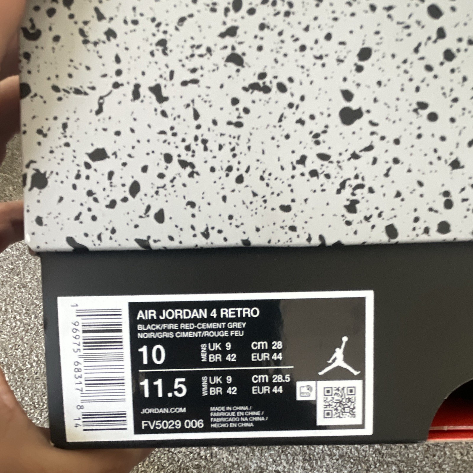 Jordan Air Jordan 4 Retro Bred Reimagined Black/Fire Red 2024 FV5029-006
